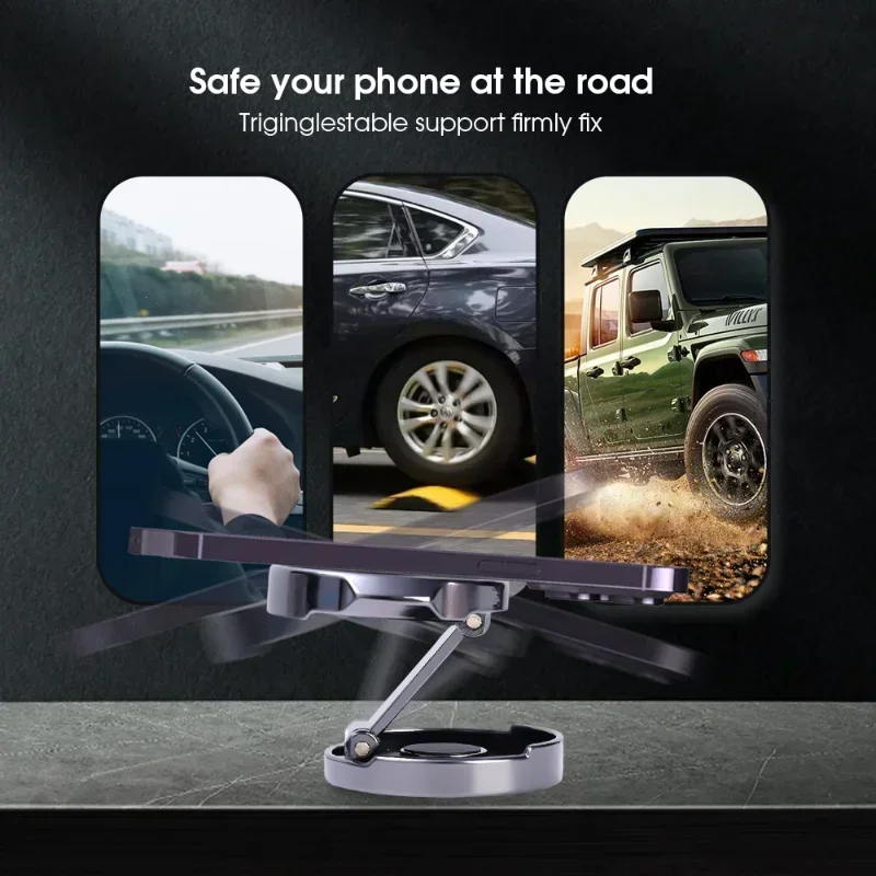 Phone Car Holder 720&deg; Foldable for universal phones