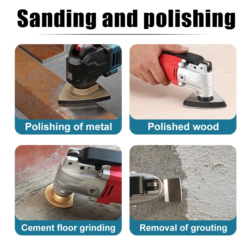 Universal Multifunction Oscillating Tool Saw Blades with Quick Release