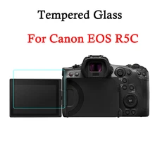 2pcs HD Clear Tempered Glass For Canon EOS R5C Anti-Scratch Camera Screen Protector 2.5D 9H Glass Protective Film For Canon R5C