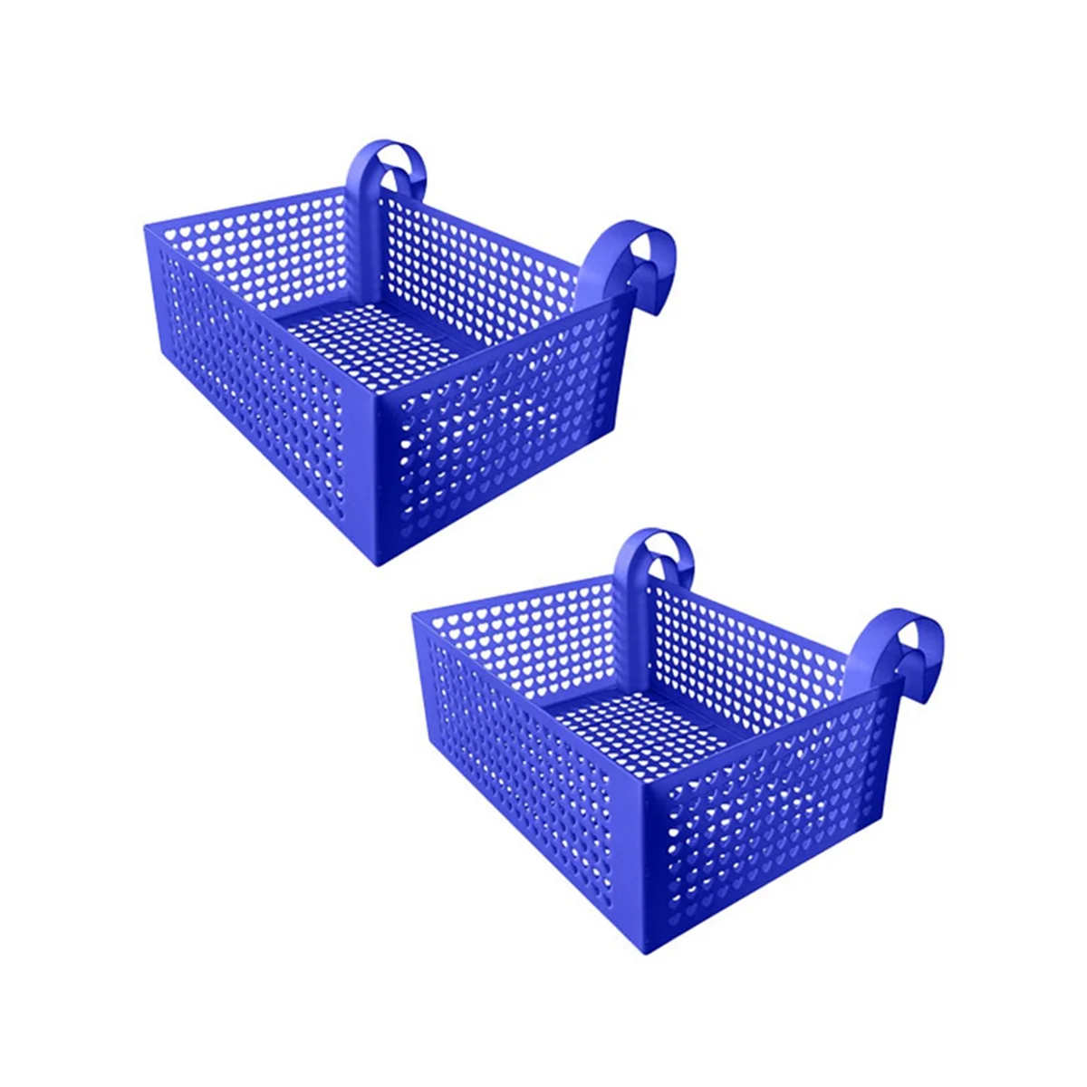 

2Pcs Pool Storage Basket Hanging Portable Frame Removable Mesh Storage Rack Pool Drink Holder Pool Accessories