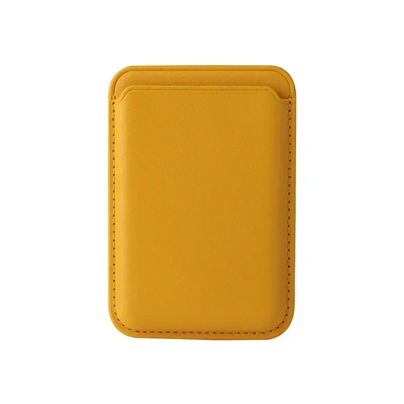 Magsafe Leather Magnetic Card Holder Wallet with Card Slots Accessory