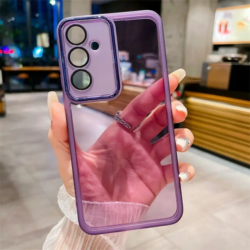 Translucent Shockproof Phone Case with Enhanced Camera Protection