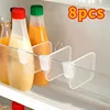 8pcs Refrigerator Side Door Sorting Partition Card Buckle Kitchen Bedroom Storage Storage Sorting Box Space Division 3