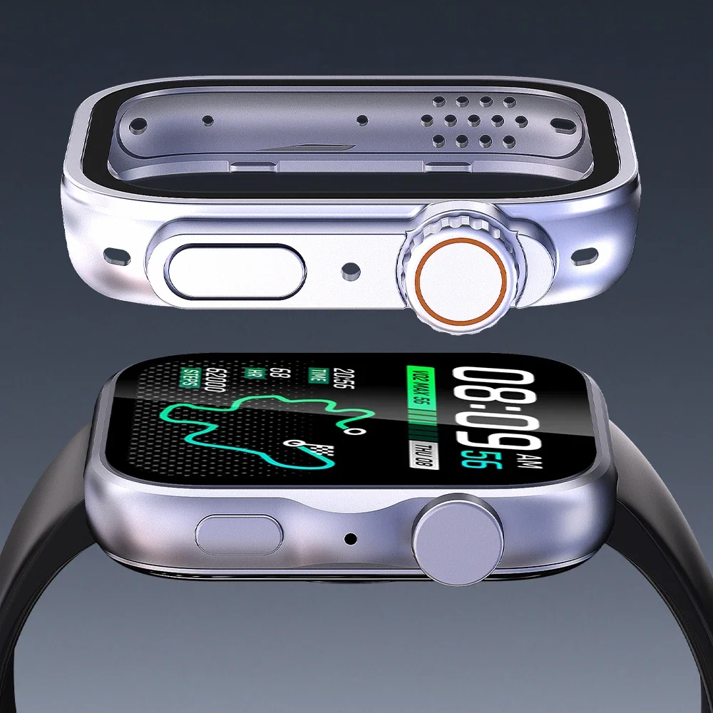 Ultra Tempered Glass Case for Smart Watch Screen Protection