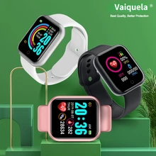 

Wristwatch Fitness y68 Touch Screen Smart Sport Bracelet Activity Running Tracker Heart Rate For Children Men Women Watch Hours