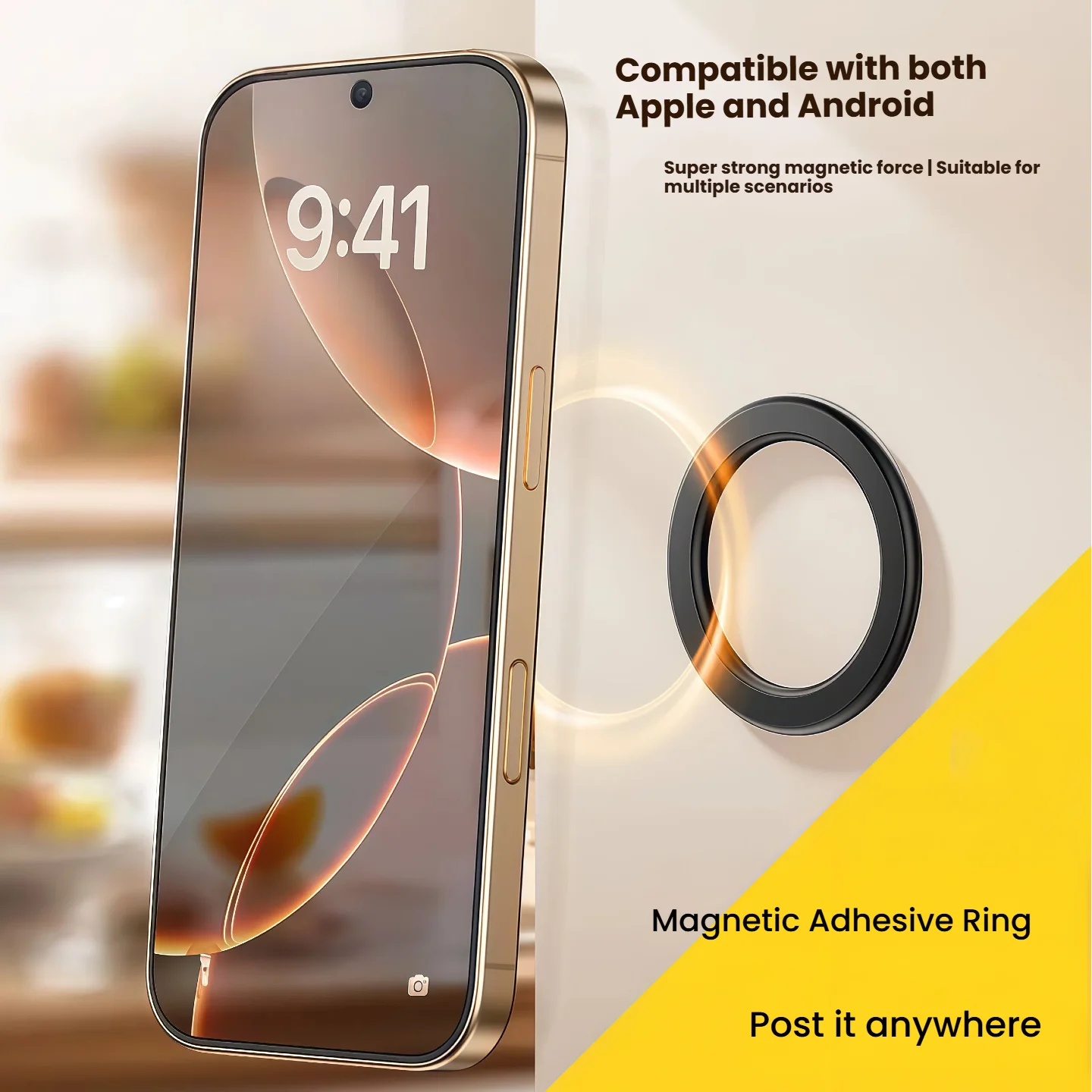 Magnetic Ring Holder with Strong Grip