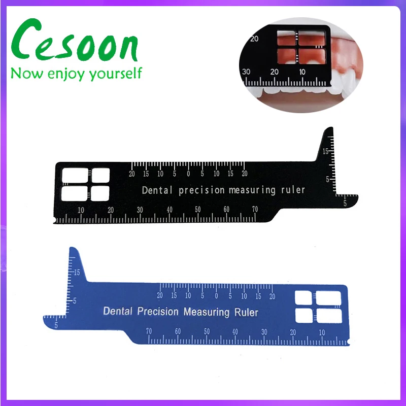 

Dental Precision Measuring Ruler Span Scale Dentist Tools For Photography Endodontic Instruments Dentistry Laboratory Materials