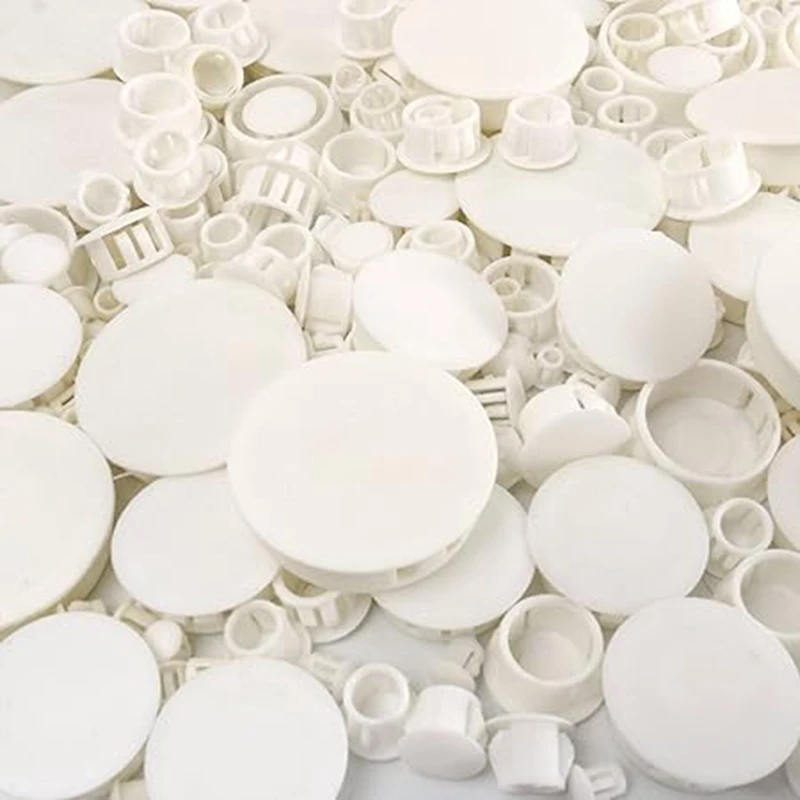 ABYN-320 Plug Hole Plugs, Hole Cover Snap-In Keyhole Plugs, Panel Plug Decorative Covers For Kitchen Cabinets