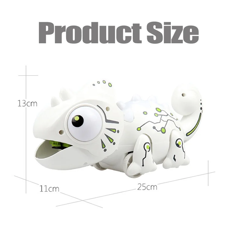Remote Control Dinosaur Toys Remote Control Pet Toys Chameleon Eating Worm Toy Robot
