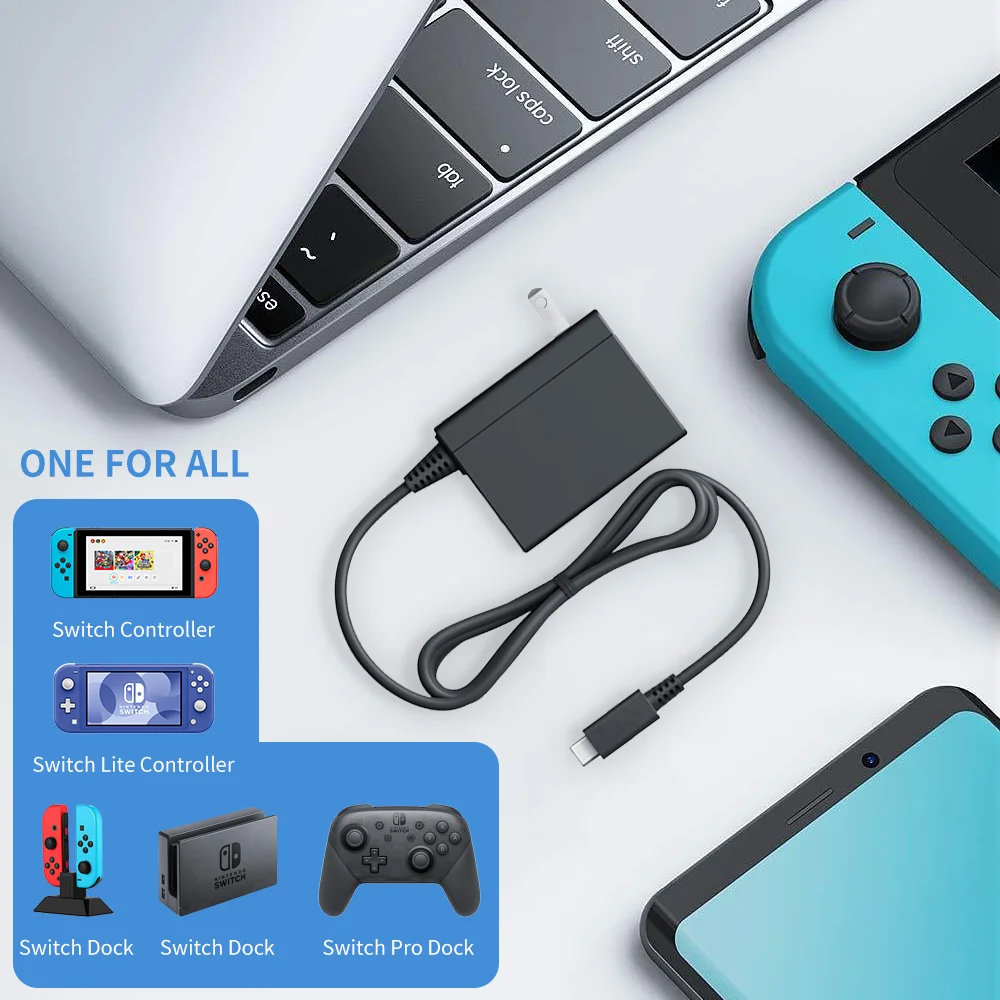 US EU Plug AC Adapter Charger For Nintendo Switch Fast