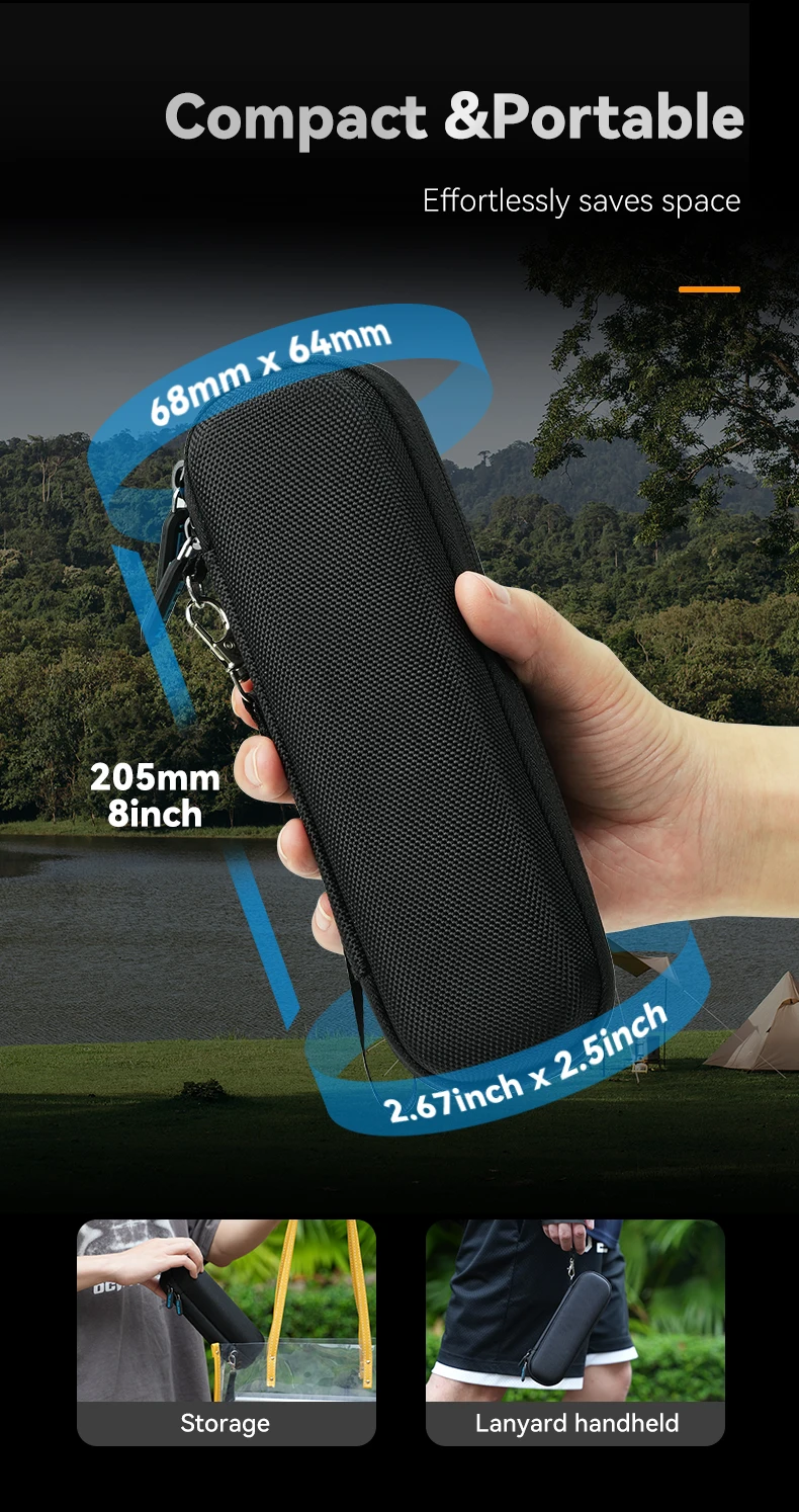 Mini Protective Bag For Pocket 3 Carrying Bag Waterproof Storage Box For Pocke