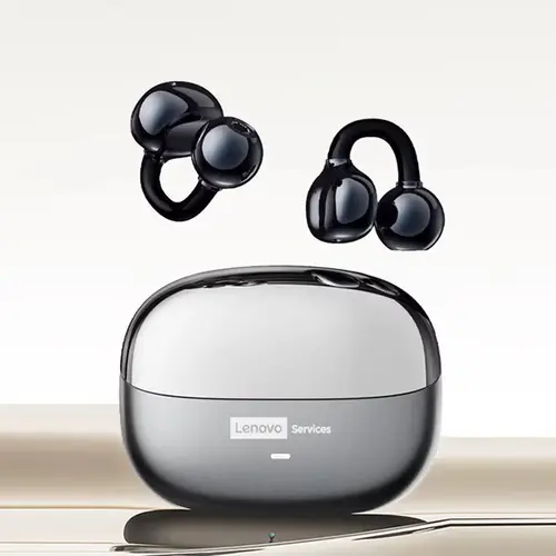 Choice Lenovo LE302 OWS Ear clip Wireless Earphones Low Latency HD Call Bluetooth Headphones HiFi Music Sport Fashion Earbuds - Image 19