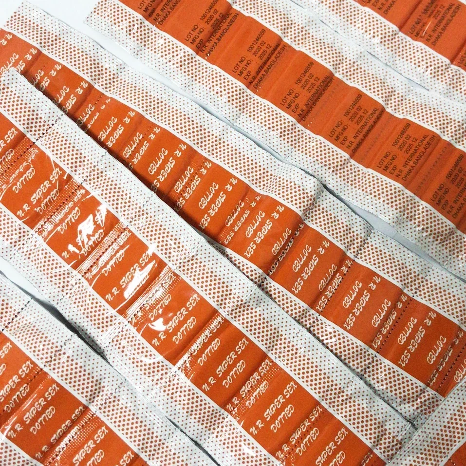 20/10 /5Pcs Oil Condom Delay Contraception Dotted G-Spot Clitoris Stimulate 54mm Condom Intimate Erotic Toy for Men Safer