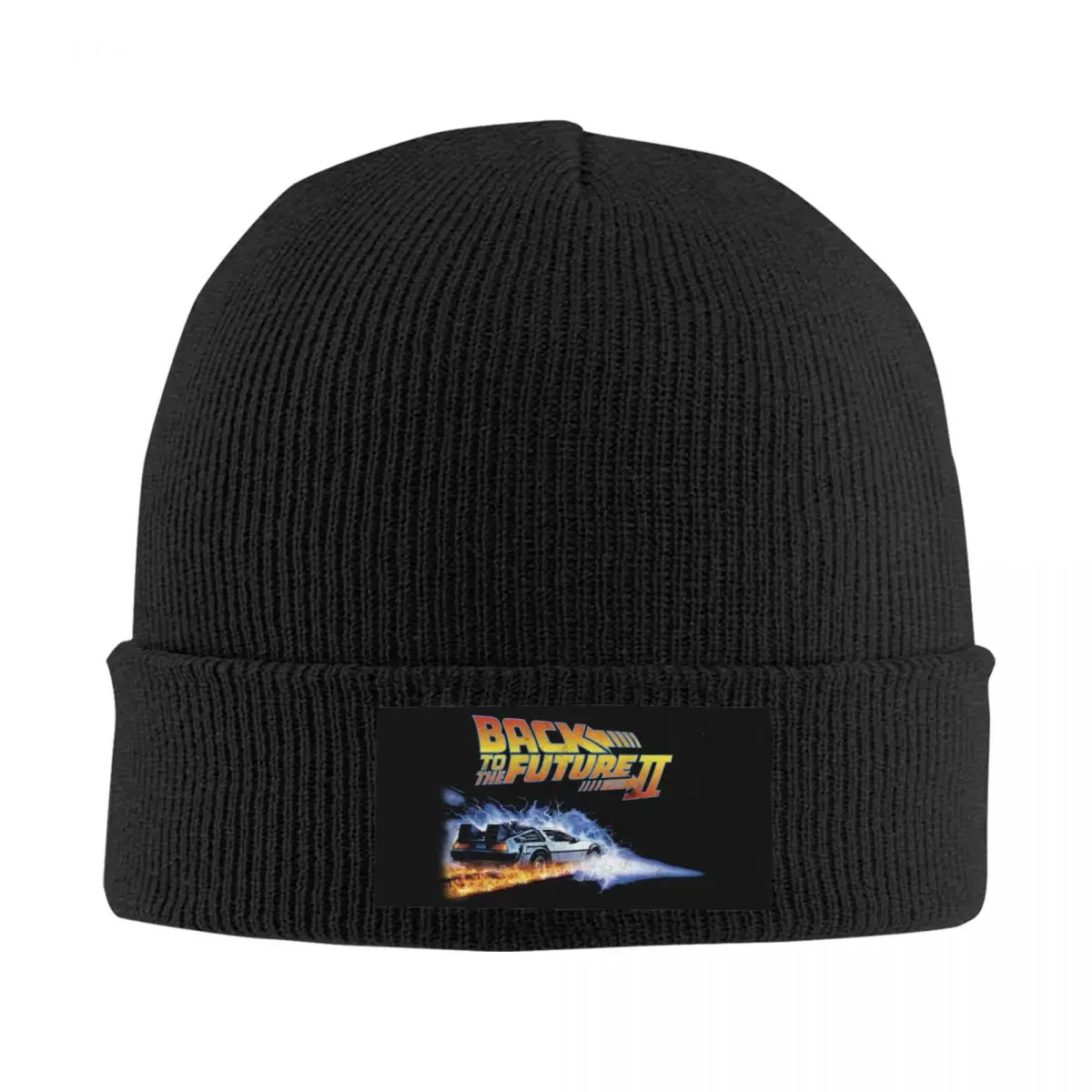 

Back To The Future Bonnet Hat Knitted Hats Men Women Hip Hop Unisex science fiction film Winter Warm Beanies Cap