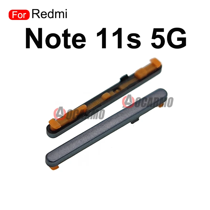 Redmi Note 11S 5G 용 볼륨 업 다운 전원 사이드 키 버튼 교체 수리 부품