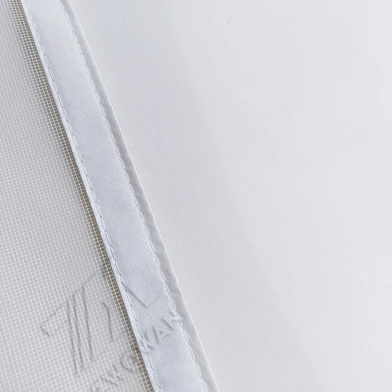 Customizable mosquito and insect screen window self-adhesive non perforated mesh easy self installation invisible screen door
