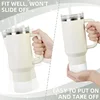 Silicone Glitter Bottle Bottom Sleeve Cup Accessories Anti-Slip Water Bottle Pad Heat Insulation Sports Cup Cover for Tumbler 5