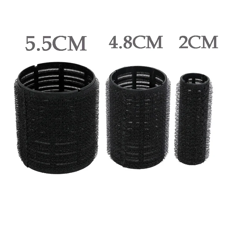 Self-Grip Hair Rollers Heatless Hair Curlers DIY Styling Tools 3PCS