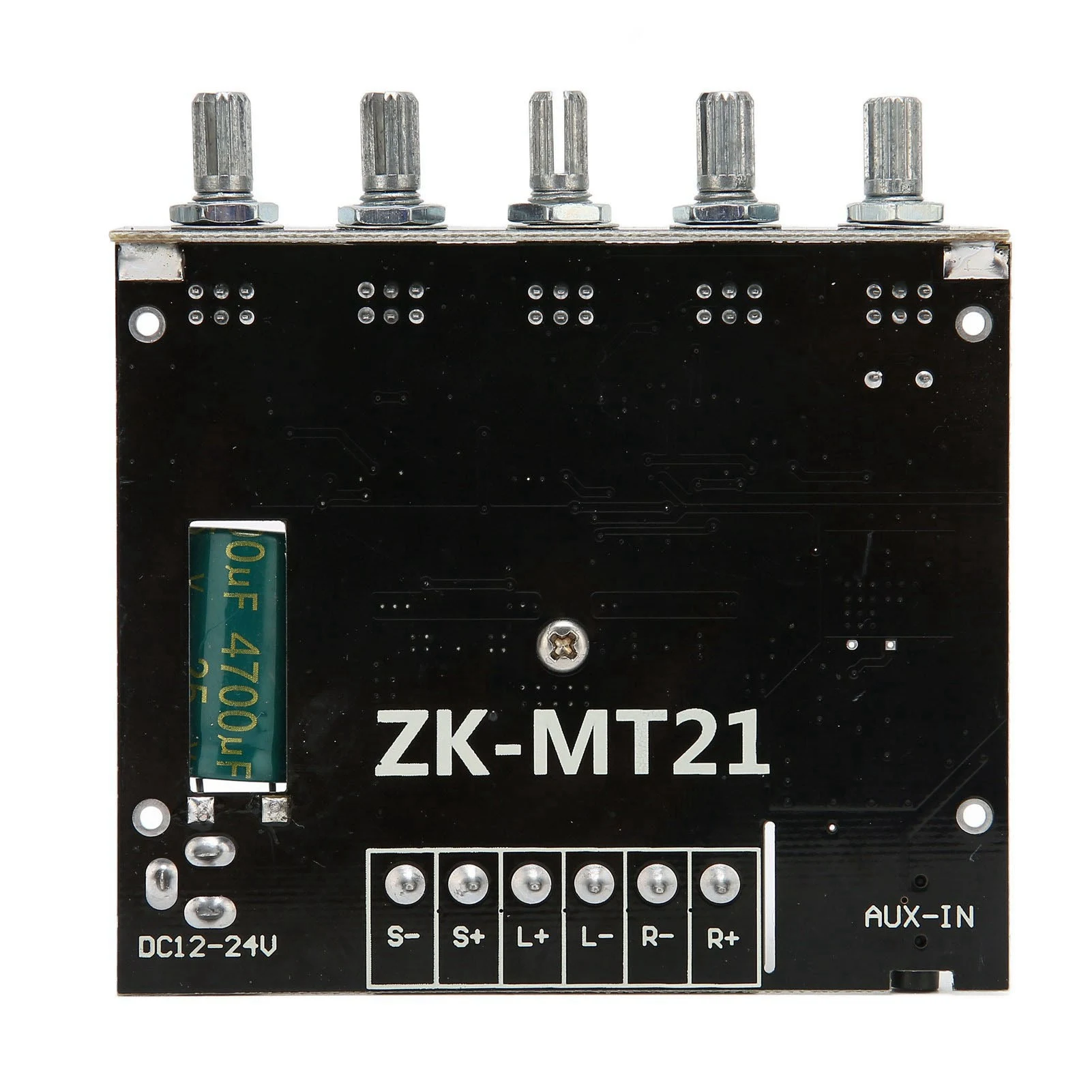ZK-MT21 Bluetooth 5.0 2.1 Channel Subwoofer Sound Amplifier Board 15-100W 4‑8Ω Power Audio Stereo Amplifier Module Bass AMP