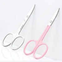 1 Pc Eyebrow Trimming Scissors Stainless Steel Small Nail Tools Manicure Facial Nose Hair Scissors Women Makeup Beauty Tool 1