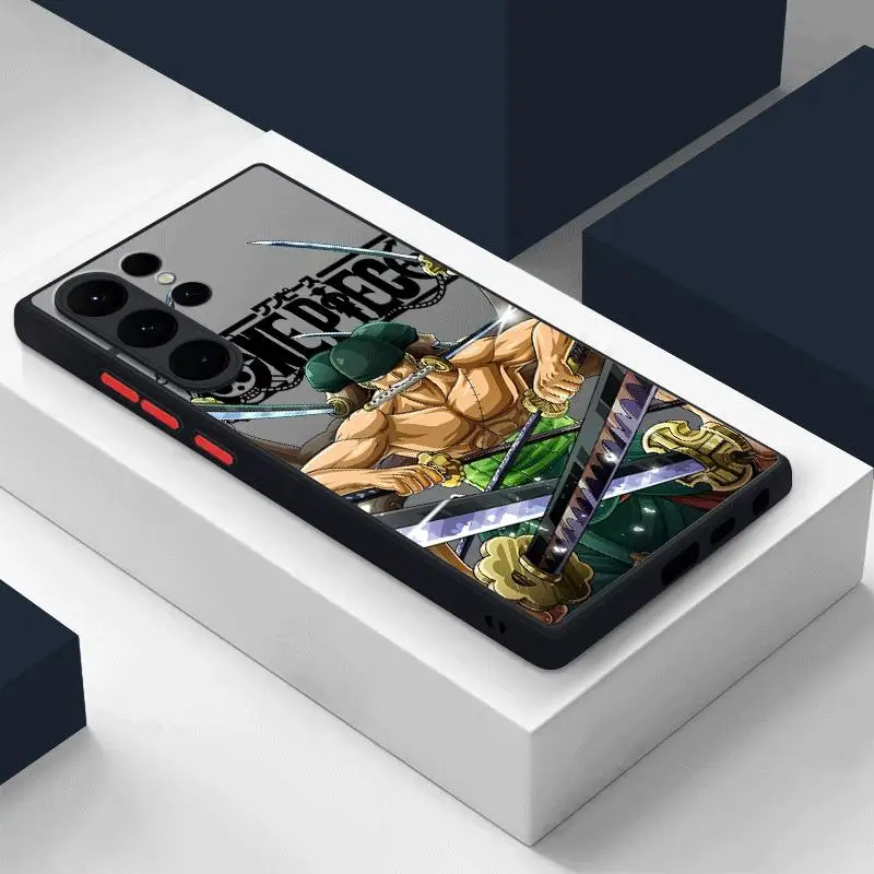 thumbnail image 1 of One Pieces Anime Phone Case for Samsung Galaxy Note 20 Ultra S23 S22 Ultra 5G Note 10 Plus Matte Shockproof Armor Cover, 1 of 5