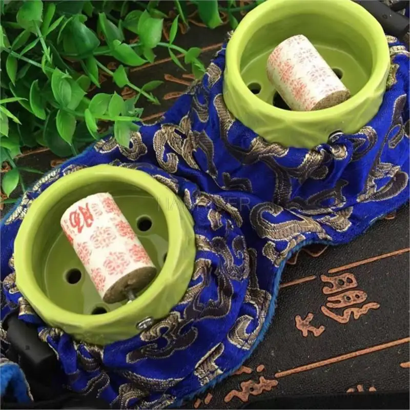 1Pc Healthy Eye Moxa Massager Moxibustion Box Acupuncture Moxa Box Chinese Medicine Supplies eye mask portable moxibustion