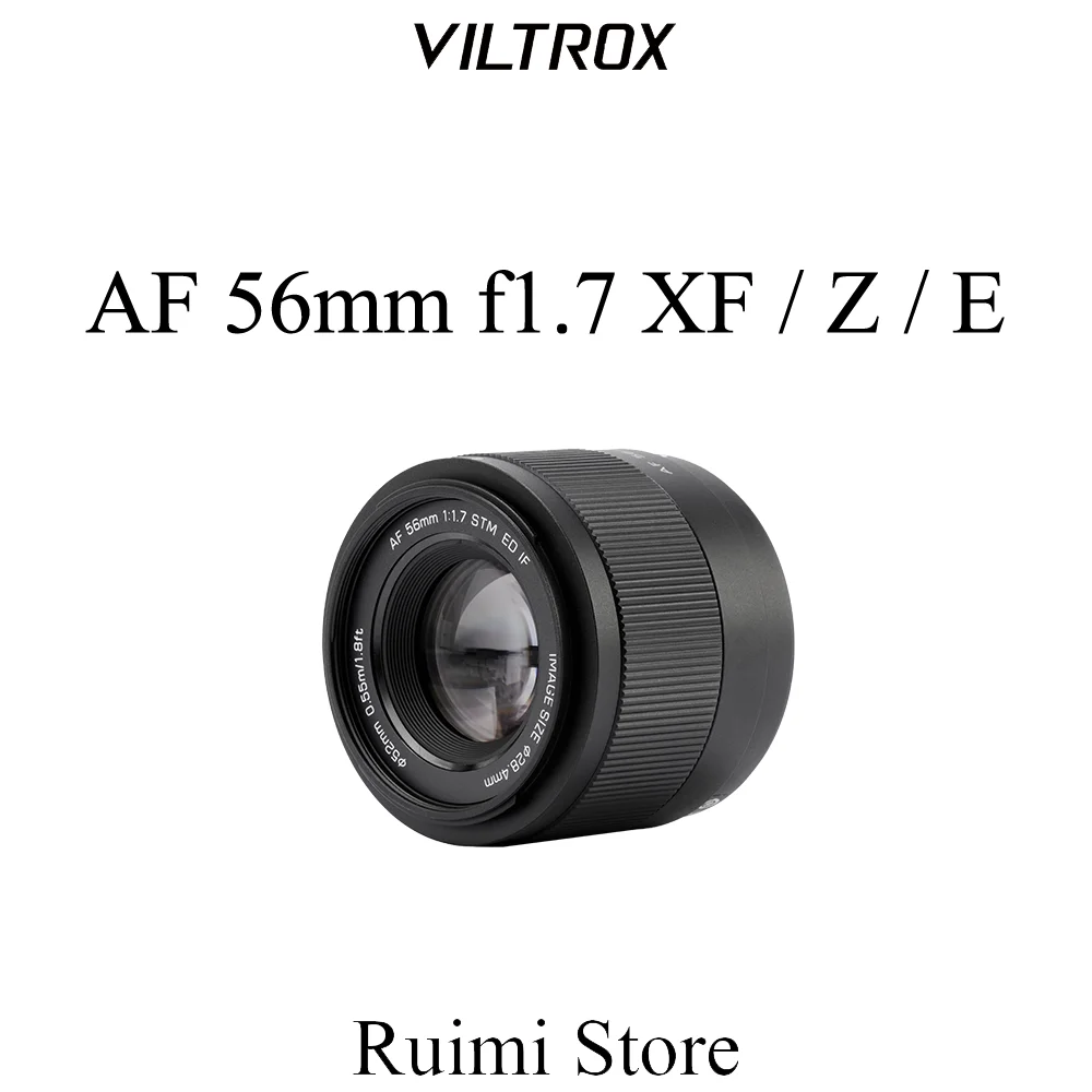VILTROX 56mm F1.7 AF Lens for Fuji Nikon Sony