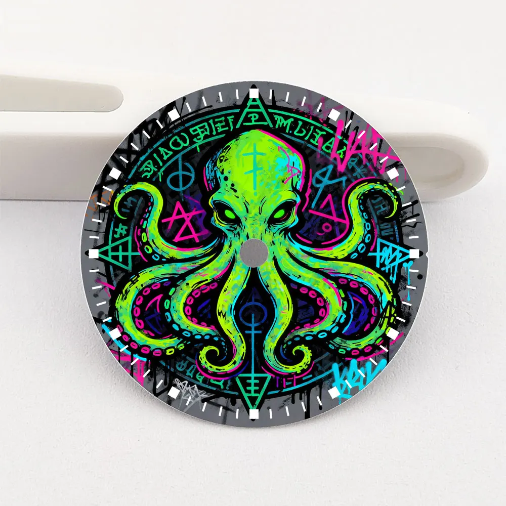 Creative Pattern 28.5mm Watch Dial with Color Printing