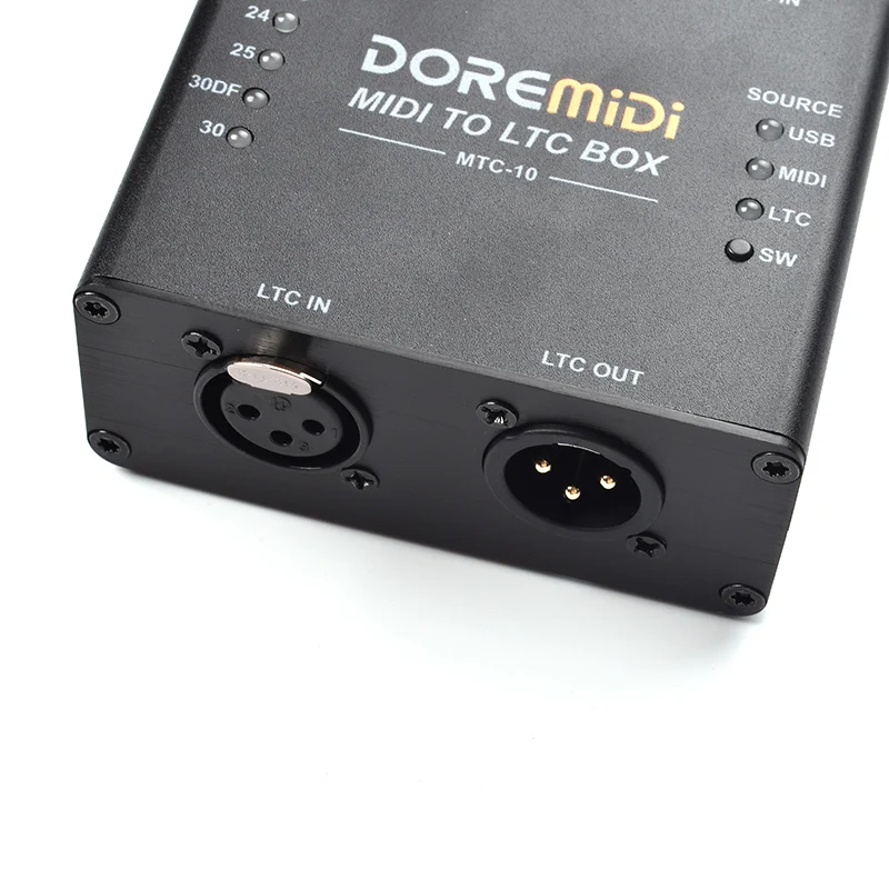 MIDI To LTC Box Is MIDI Time Code and SMPTE LTC Time Code Conversion Device Designed Synchronize of Audio and Lighting midi timecode sync device