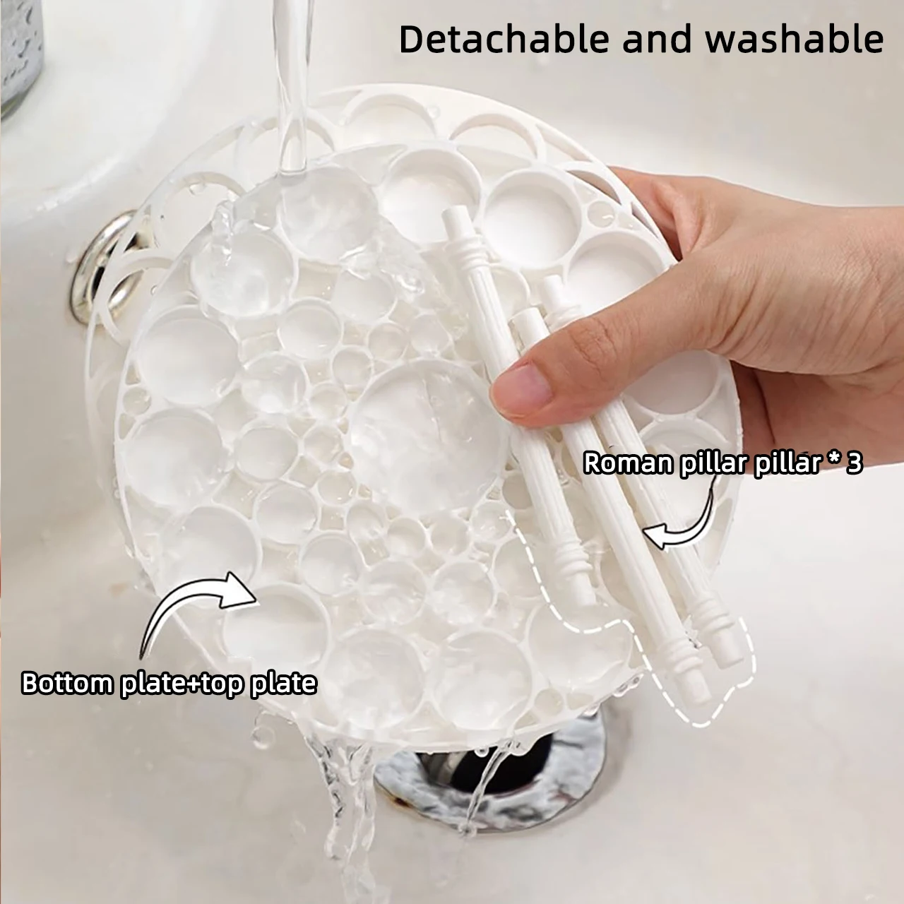 Desktop Makeup Brush Storage Rack 45 Holes Cosmetics Organizer Holder Lipstick Eyebrow Pencil Brush Display Rack