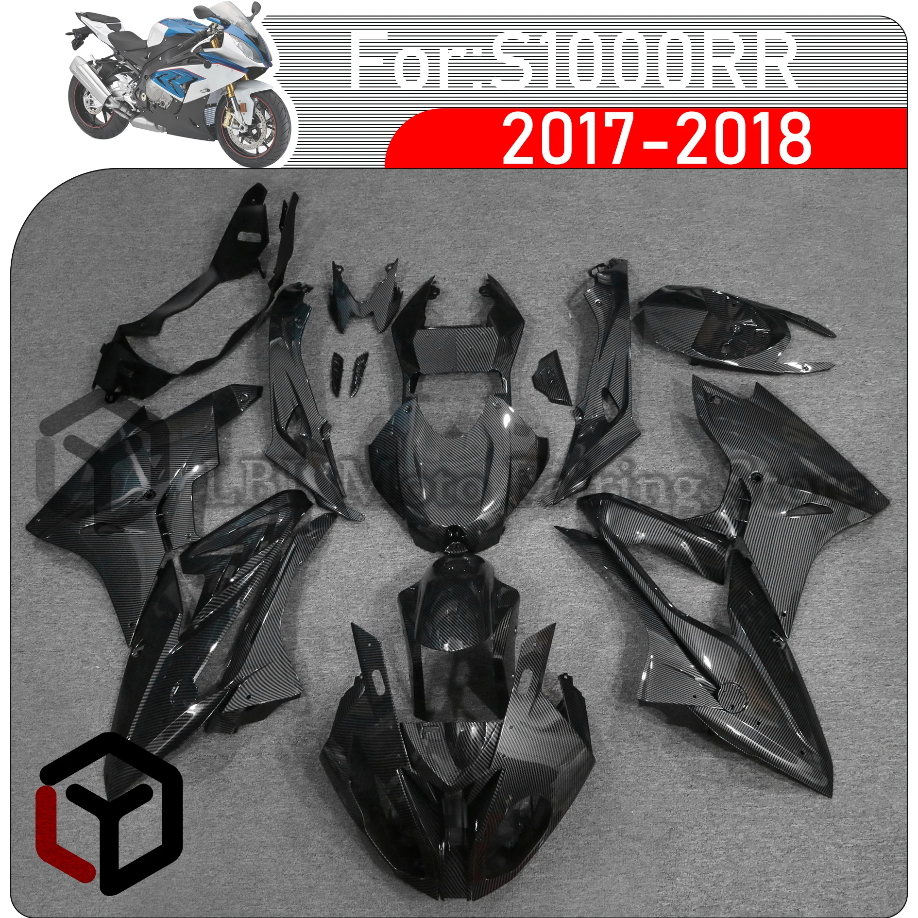 

Motorcycle Fairings Kit Fit For BMW S 1000RR S1000 RR S1000RR 2017 2018 Bodywork Set High Quality ABS Injection Full Fairing