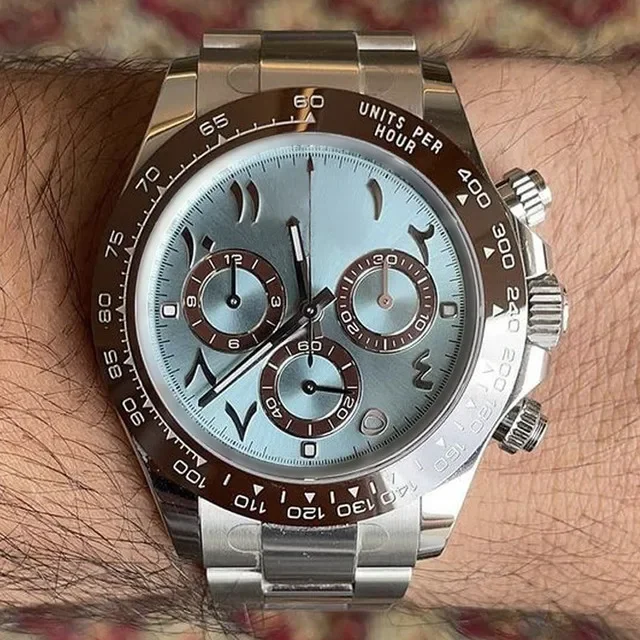 

Mens Watch Automatic mechanical Ceramic black blue green