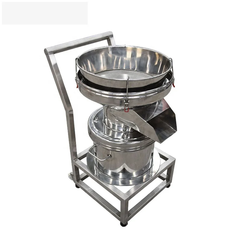 

Auto Pharma Commercial Electronic Fresh Juice Sifter Machine / Automatic Vibrate Liquid Sifter