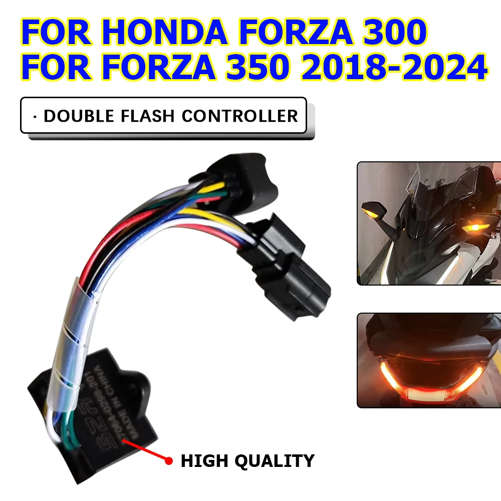 

Сигнал поворота для мотоцикла, фонарь, переключатель, предупреждение о двойной вспышке для HONDA Forza 350 Forza 300 Forza300 Forza350 2024