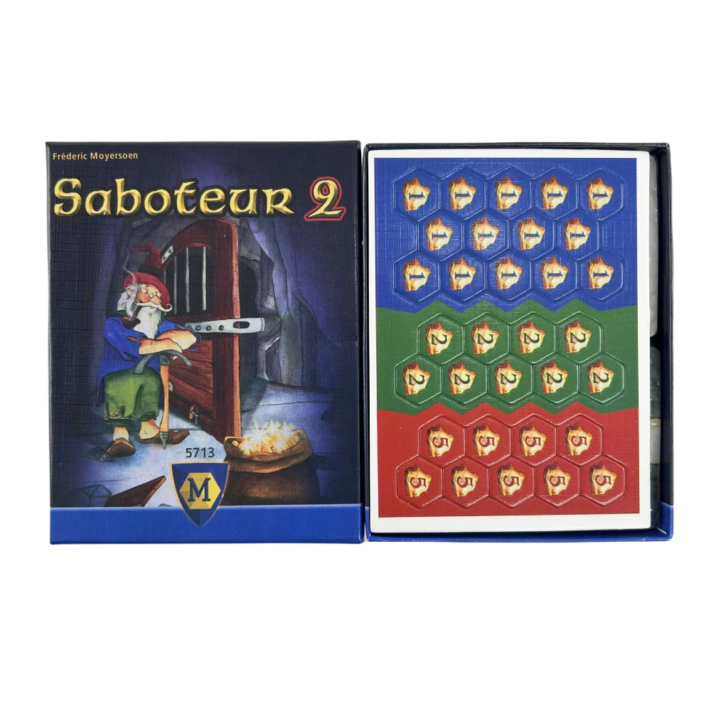 Board Game English Saboteur Board Game Cards For Families Party Dwarf Gold Mine Digging