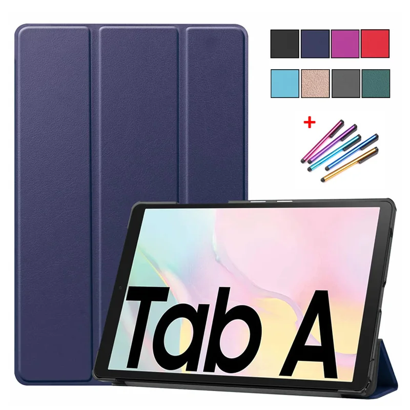 

Cover for Samsung Galaxy Tab A7 2020 Case sm t500 t505 t507 Magnetic Trifold Leather Protective Shell For Samsung Tab A7 Case