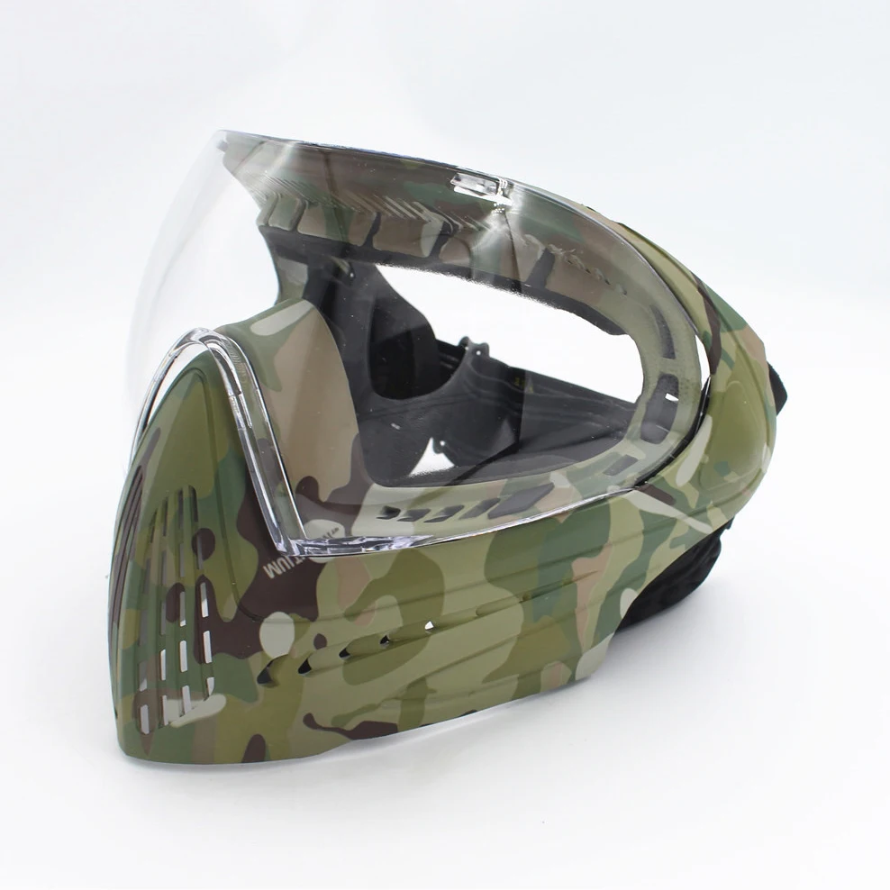 FMA F1 Full Face Mask Single Layer Paintball Safety Protective Mask Anti-fog Goggle Outdoor Tactical Airsoft Equipment