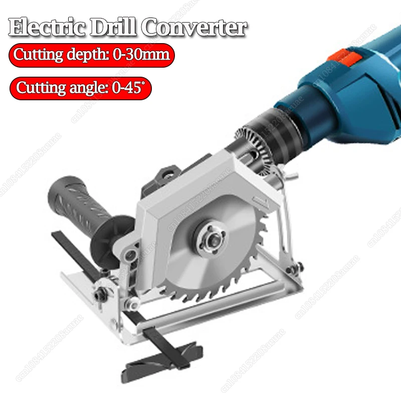 

Portable Cutting Machine Electric Drill Converter Into Electric Circular Saw W/ 4inch Saw Blade Power Tools Adapter Durable