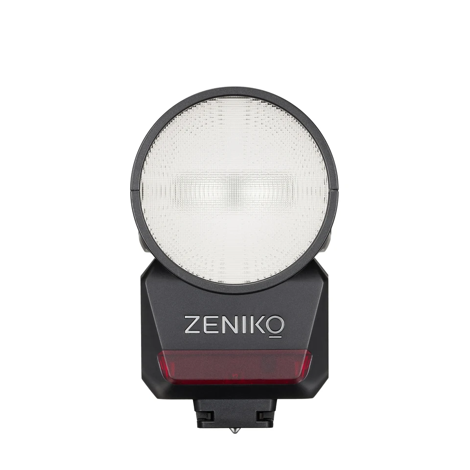 ZENIKO RF12 M 온카메라 플래시 90 °   틸트 270 °   캐논  니콘 올림푸스 DSLR 카메라용 회전형 라운드 라이트 효과 휴대용 장치