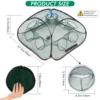 THKFISH Foldable Fishing Bait Trap 9/13 Holes Fishing Net Shrimp Cage Nylon Mesh Folding Fish Crab Traps Cast Catcher 6