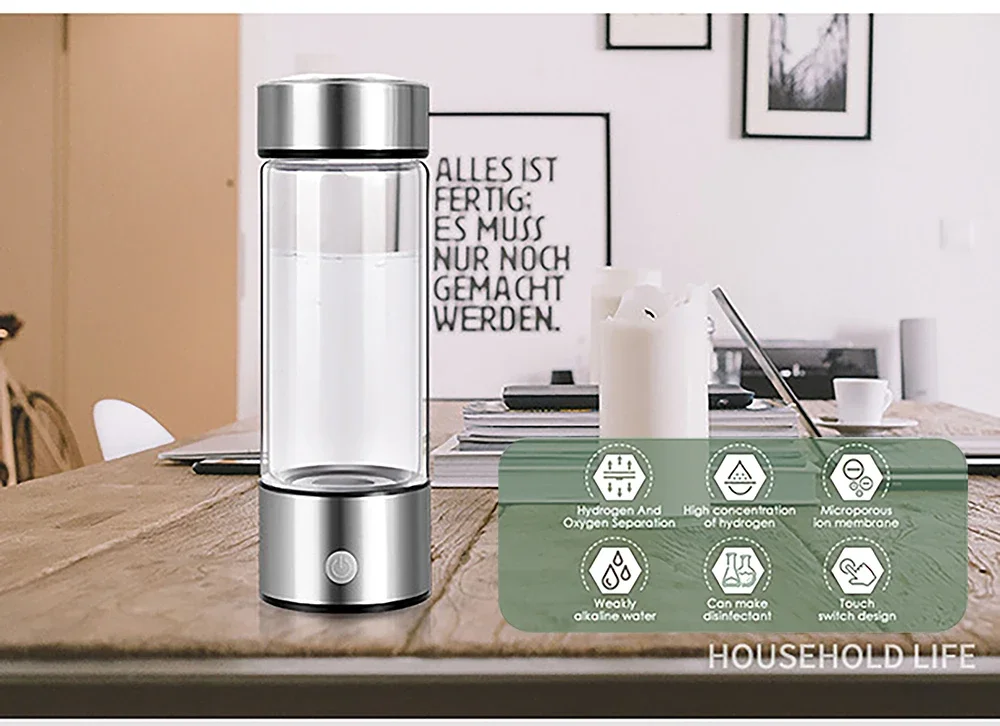 Hydrogen Water Generator Rechargeable Portable