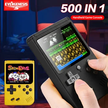 Console di Gioco Portatile Mini Plus Colorata con Schermo LCD da 3.0 Pollici per Bambini con 500 Giochi Integrati