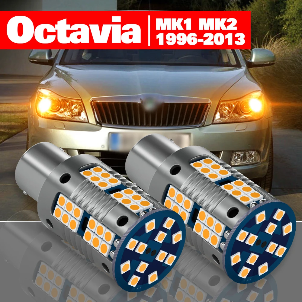 

For Skoda Octavia MK1 MK2 1 2 1996-2013 2pcs LED Turn Signal Light Accessories 2004 2005 2006 2007 2008 2009 2010 2011 2012