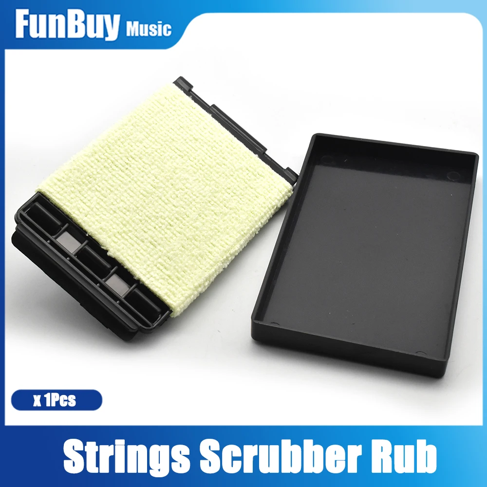 Acoustic Electric Guitar Bass Strings Scrubber Cleaner for Guitar Accessories
