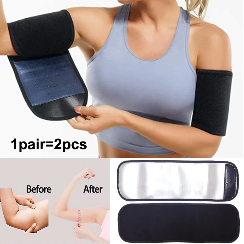�� 2 Stück Armtrimmer für Frauen Sauna Schweiß Arm Shaper Bänder – Detail 2