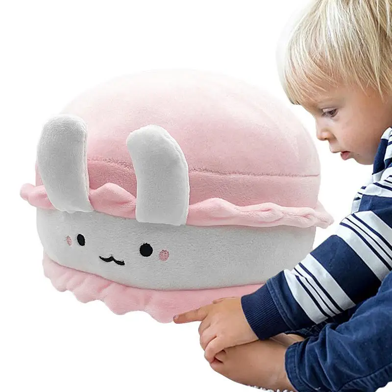 

Детская плюшевая подушка, милая Набивная игрушка в форме печенья 9.06in, плюшевая игрушка в форме кролика, мягкая декоративная подушка для дома для детей