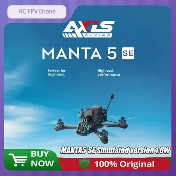 Axisfly MANTA 5 SE RC FPV Drone Versione analogica da 5 pollici ELRS 2.4G TBS/RTF Supporta la trasmissione dell'immagine della fotocamera RC FPV Regalo di Natale