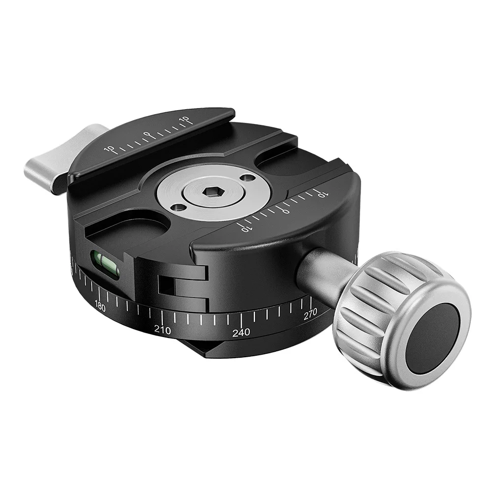 BAFANG BFJ-01A Geared Clamp 360&deg; Rotation Round Panoramic Clamp Seat for Tripod Head For DSLR Camera