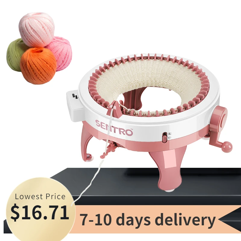 22 Needles Knitting Loom Machine Smart Weaving Loom Knitting Board Rotating  Double DIY Hand Artifact Wool Machine For Adult kid - AliExpress