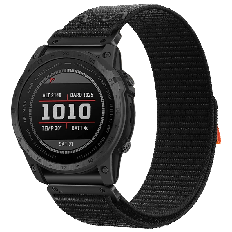 Nylon QuickFit Strap, 22mm/26mm, Universal Fit Smartwatch Bracelet
